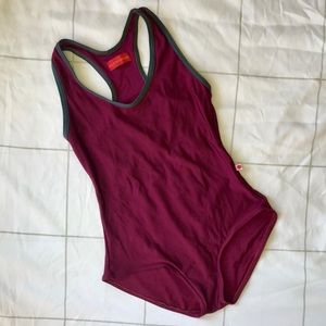 Yumiko Laura Racerback Leotard Size Small